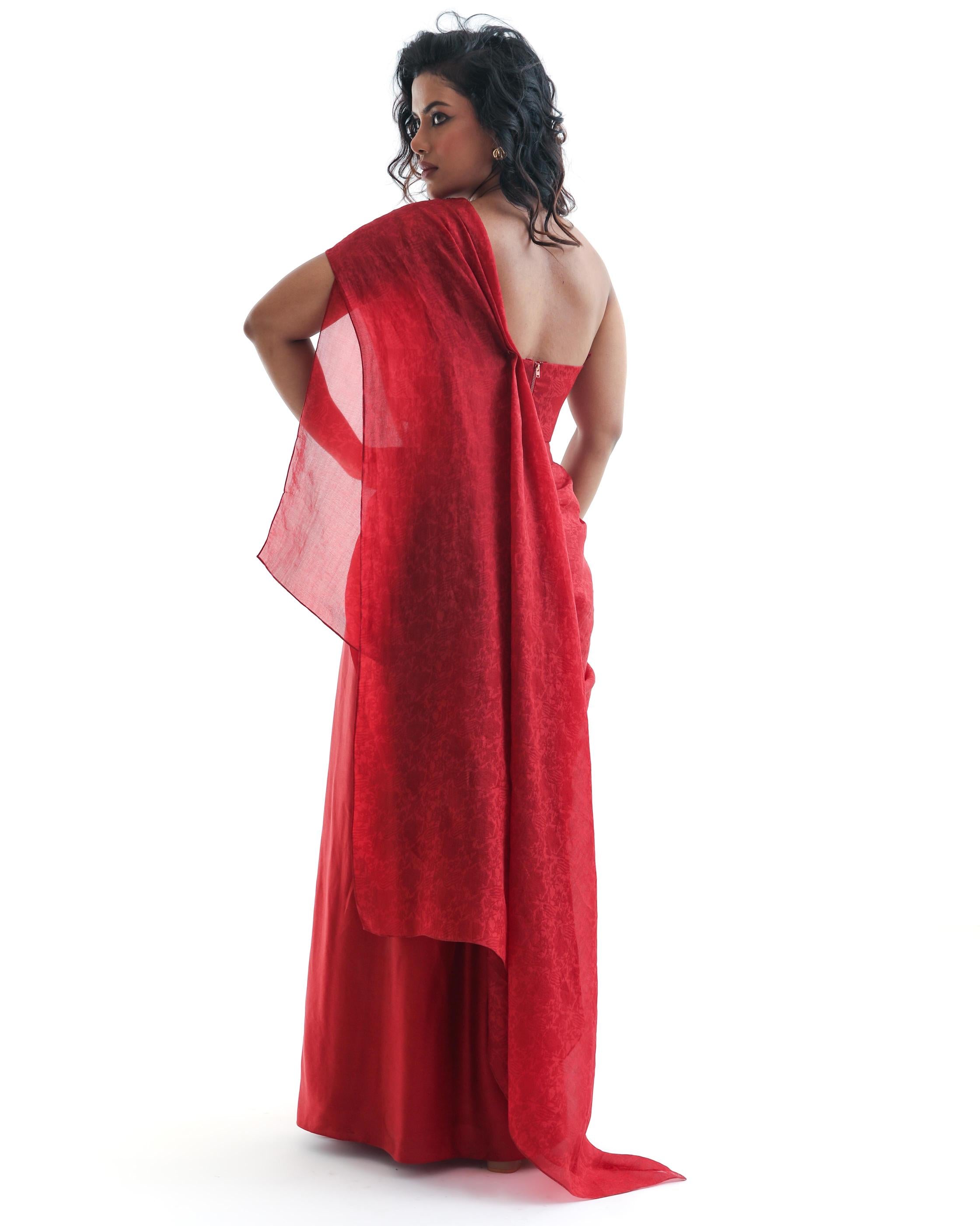 Scarlet Rose Saree