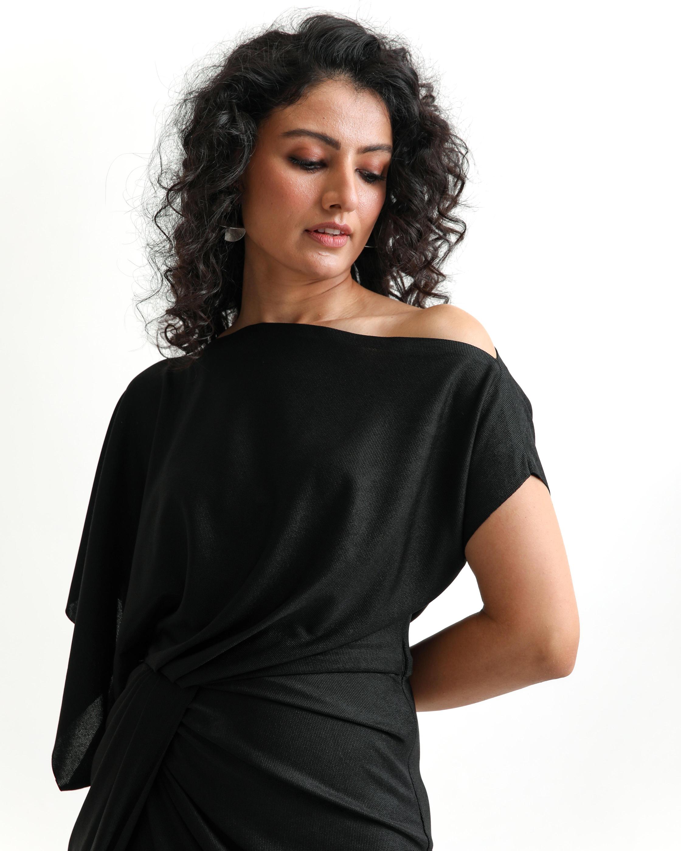 Dreamy Midnight Drapedress