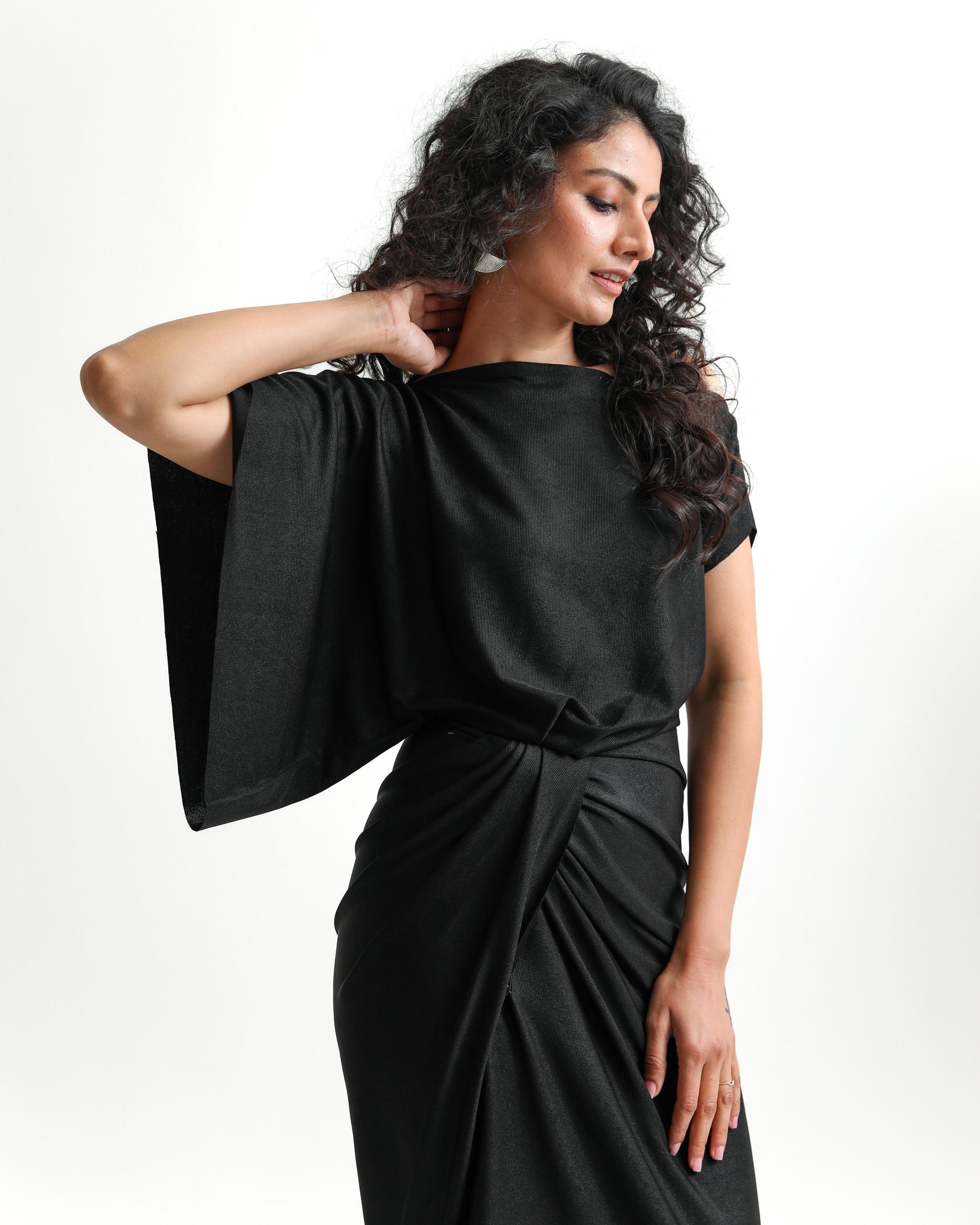 Dreamy Midnight Drapedress