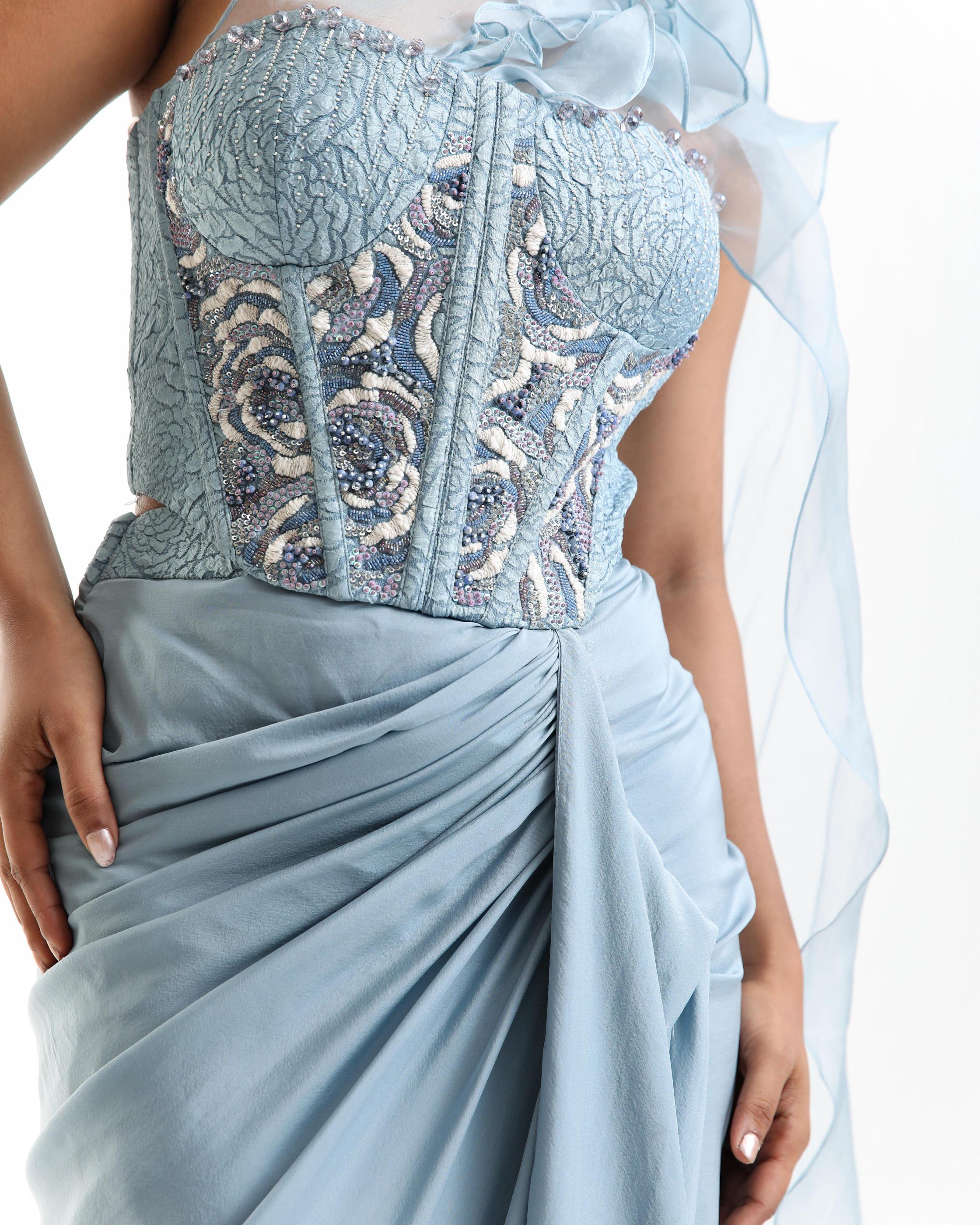 Frost Fairy embellished corset