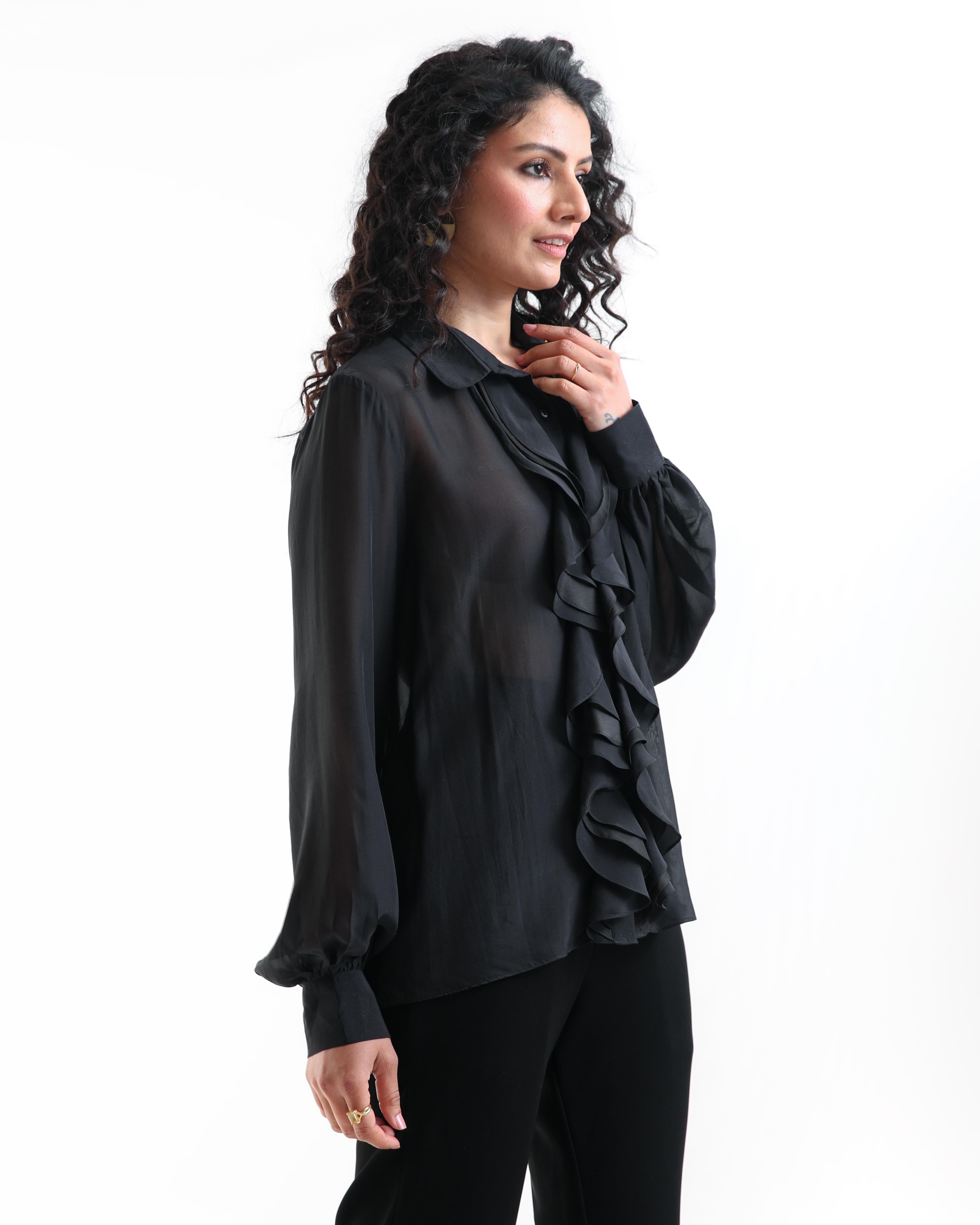The Shadow Garden Shirt with Waistbelt