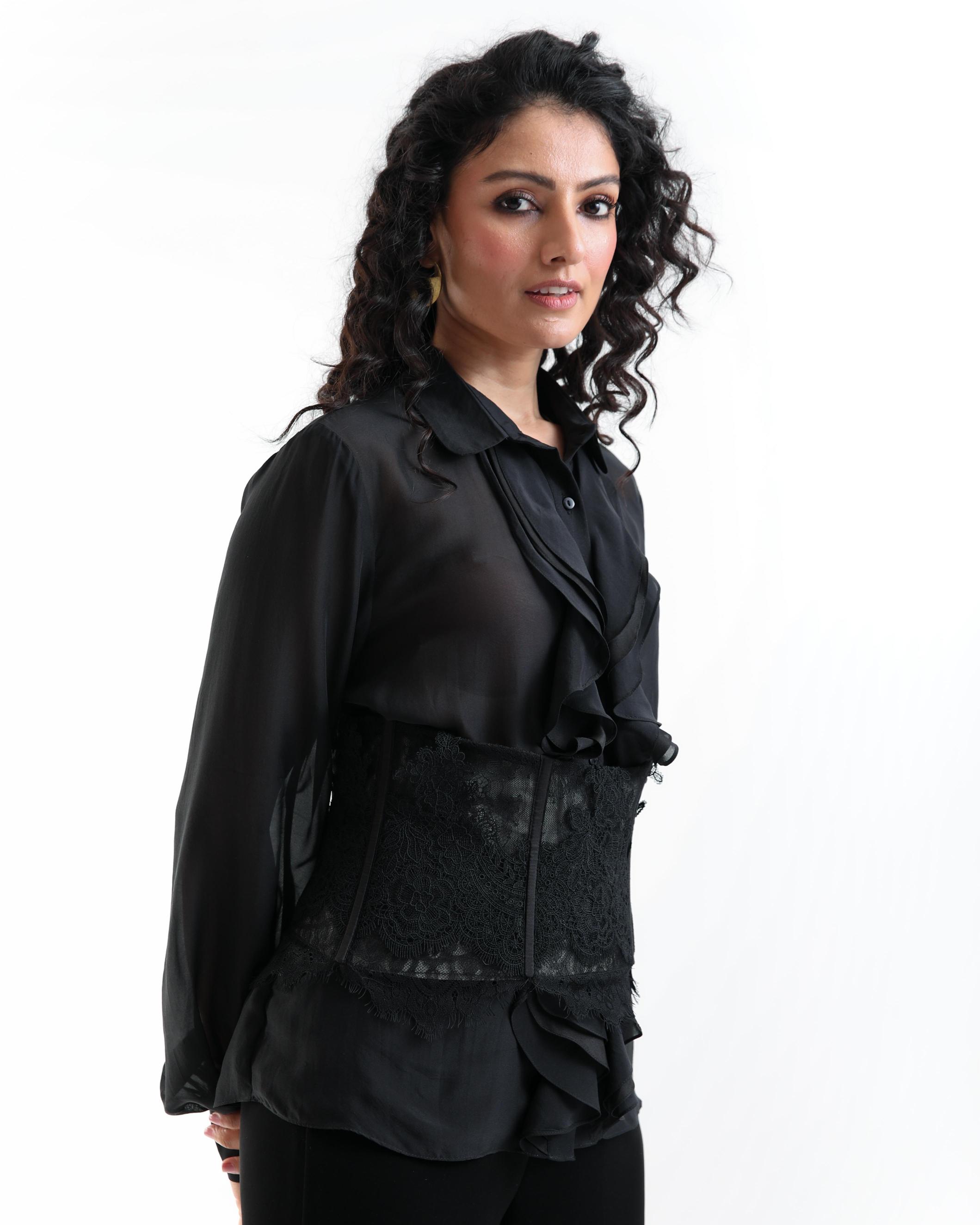 The Shadow Garden Shirt with Waistbelt