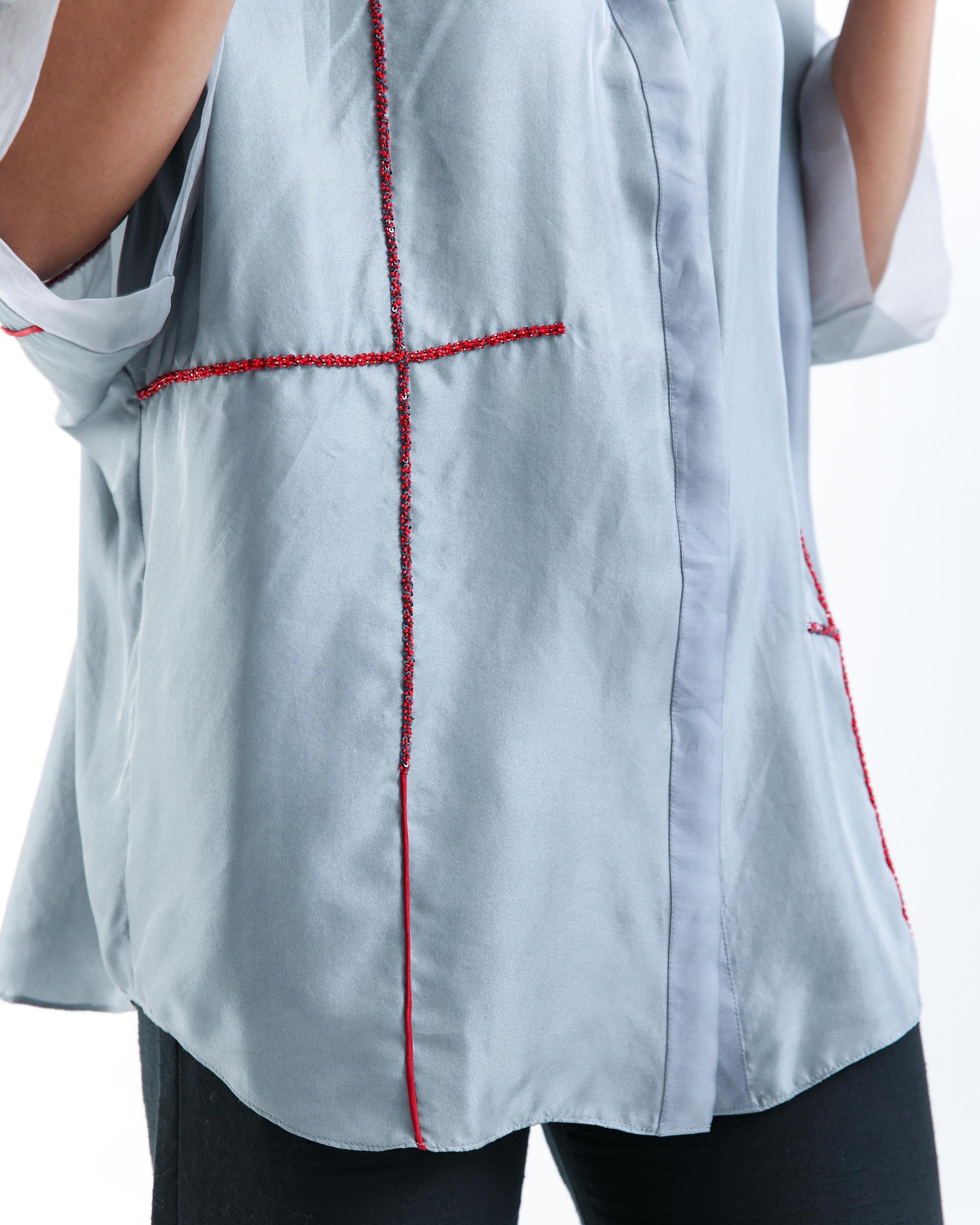 Nymph Blue Grid Shirt