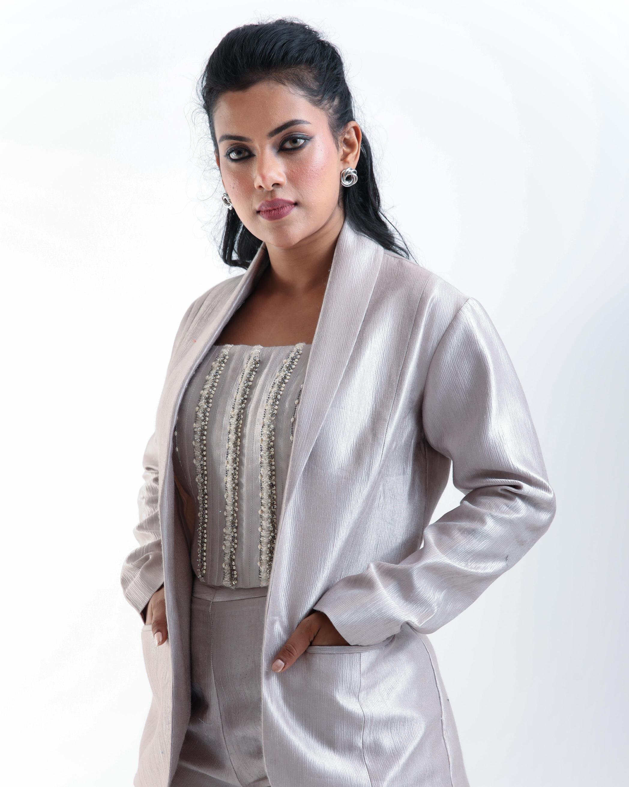 Fog Reverie Tailored Blazer