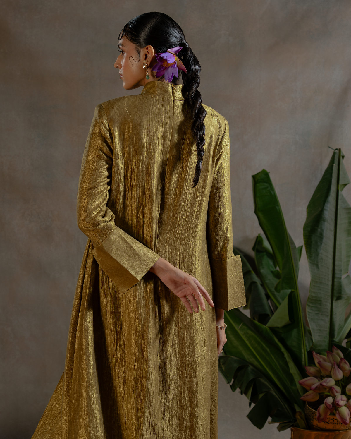 GOLDEN DUBAI LONG TOP