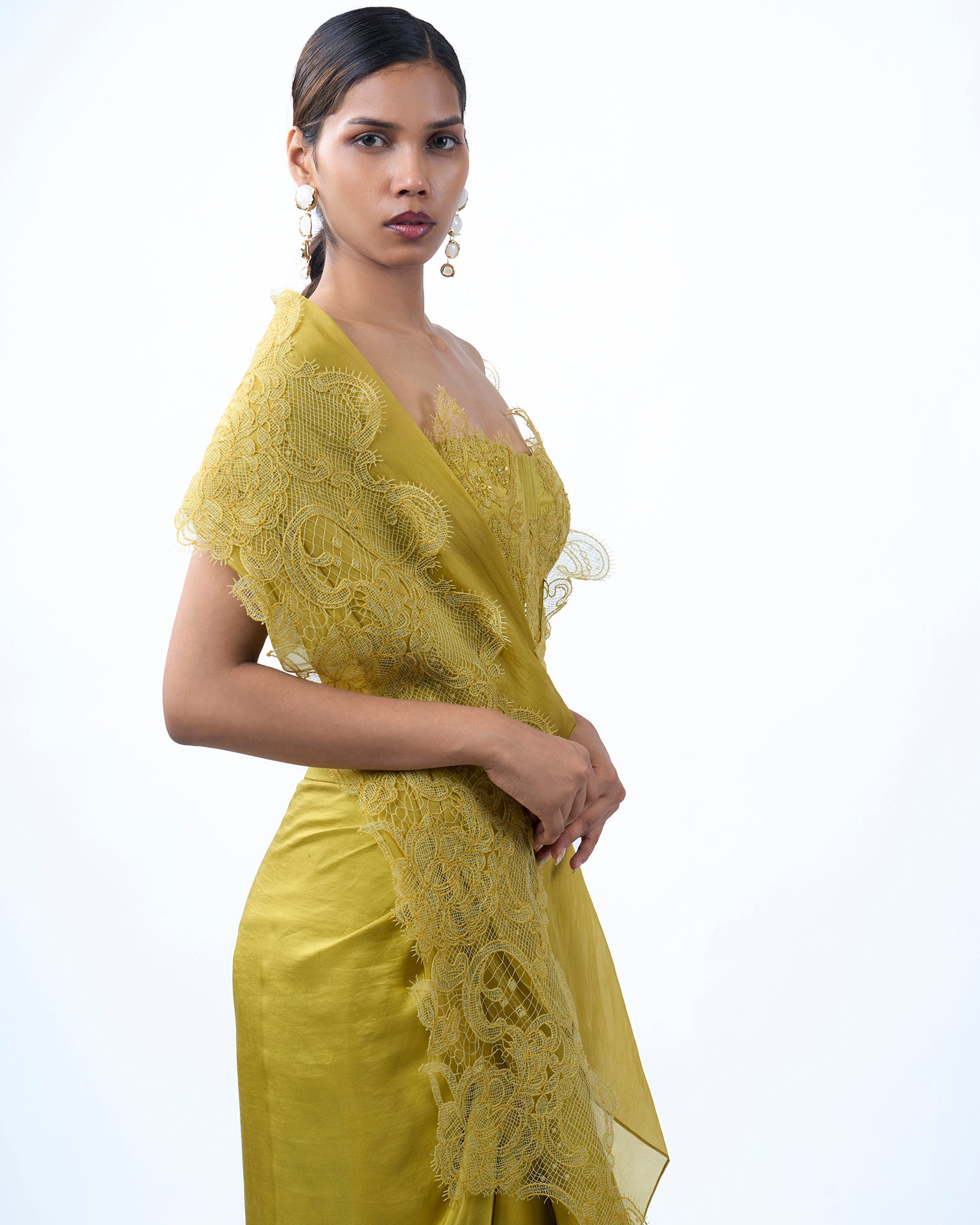 Golden Silk Saree