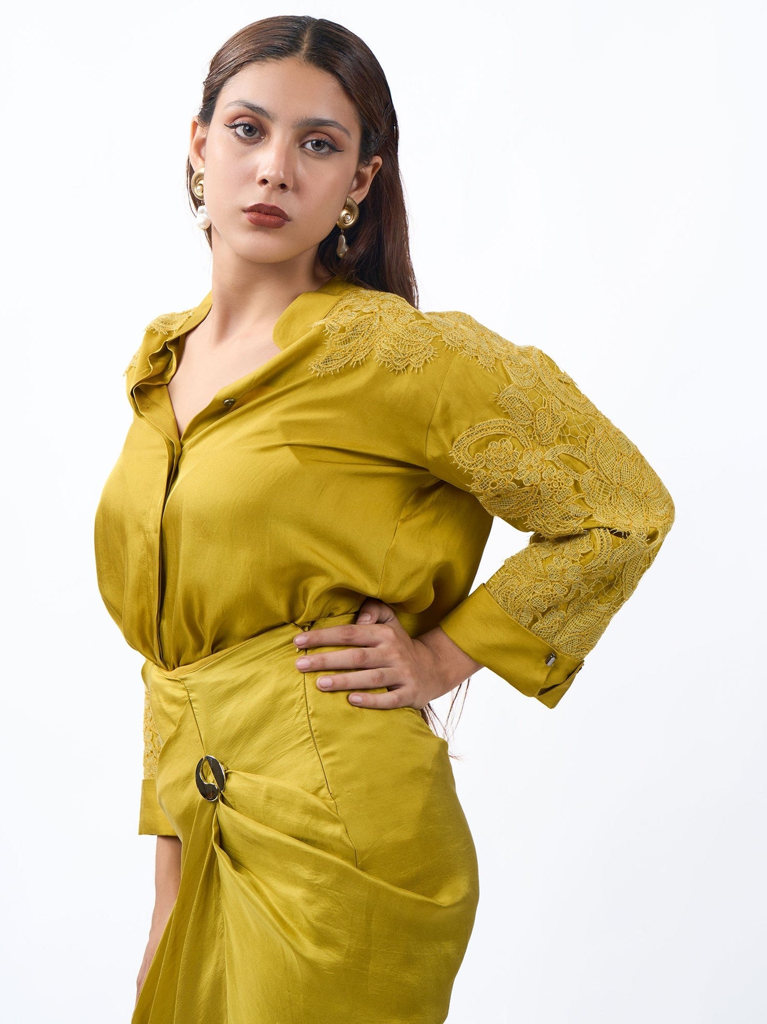 Sunshine elegant silk Shirt