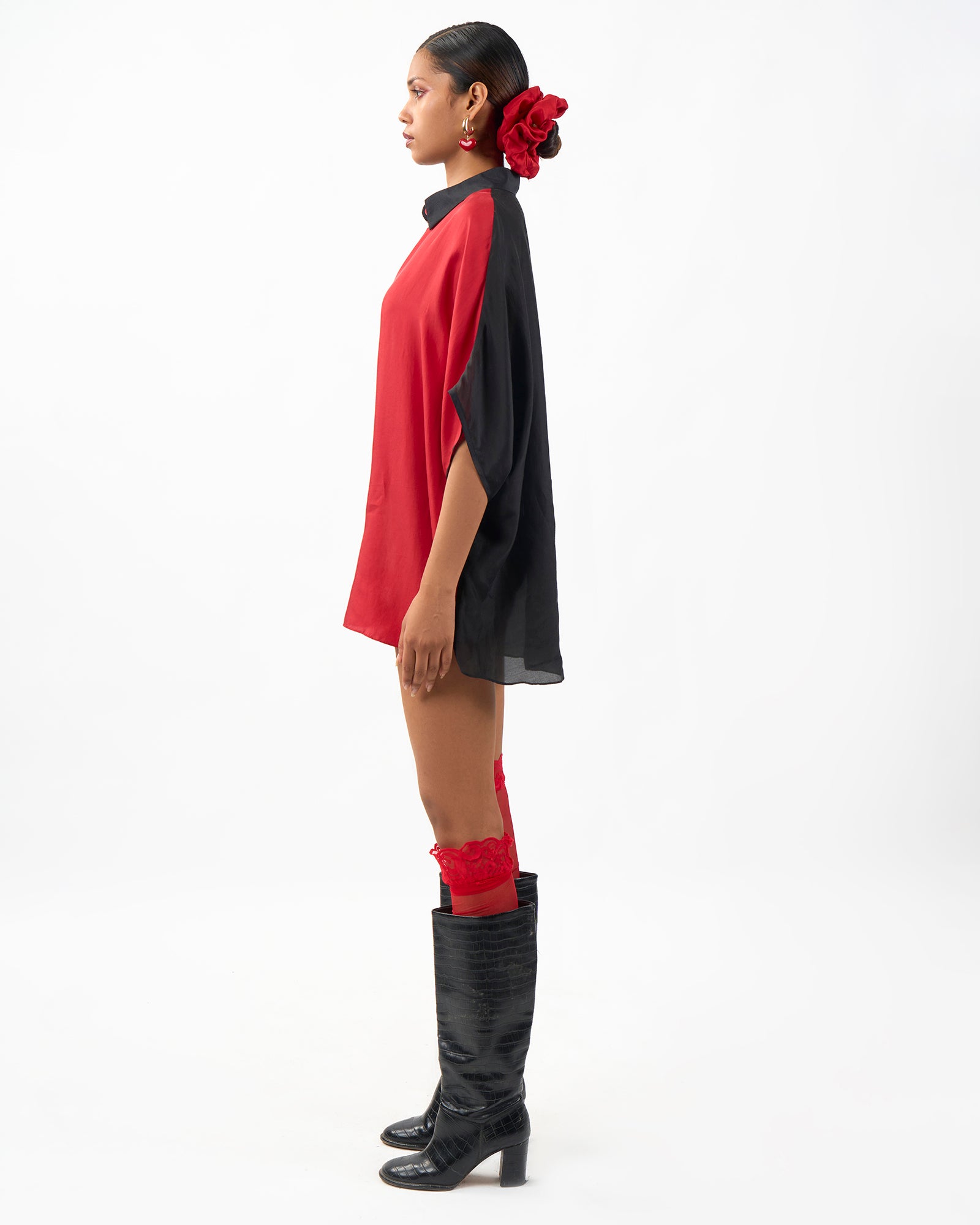 Scarlet night check Shirt