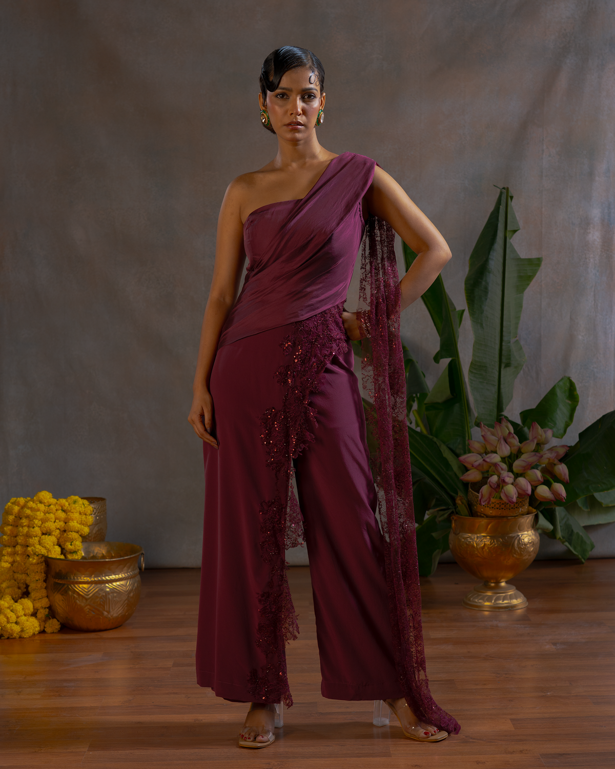 WINE JUMPSUIT