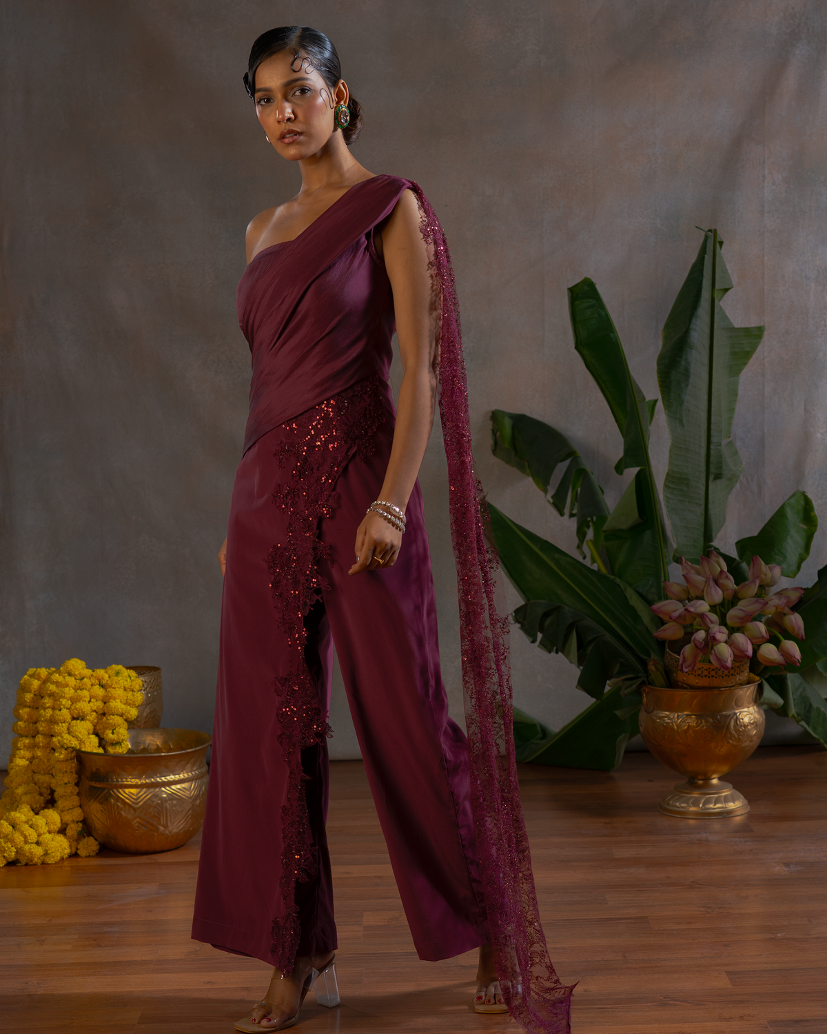WINE JUMPSUIT
