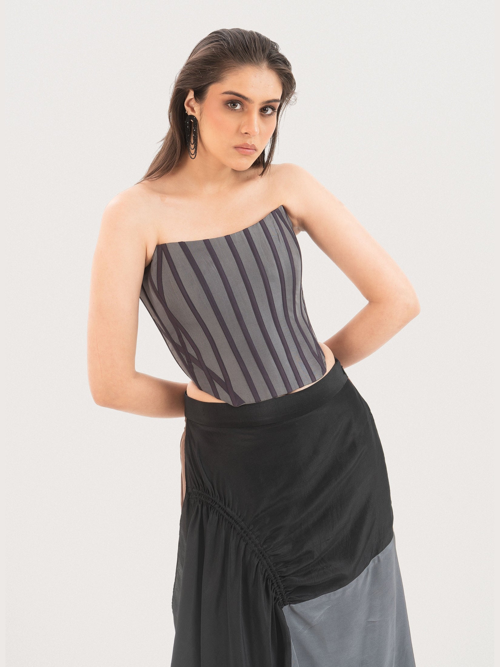 The Grey Enigma Corset