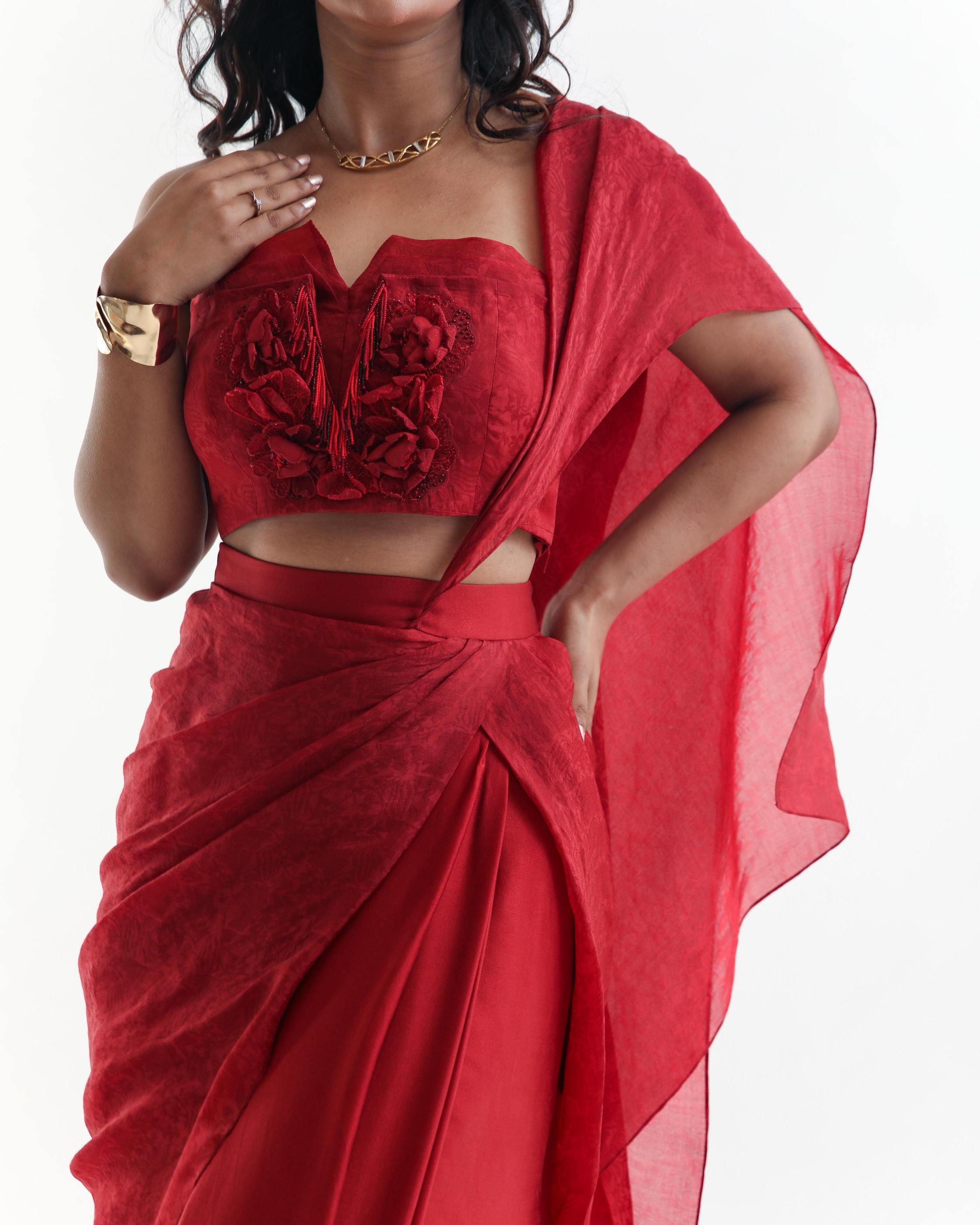 Scarlet Rose Saree