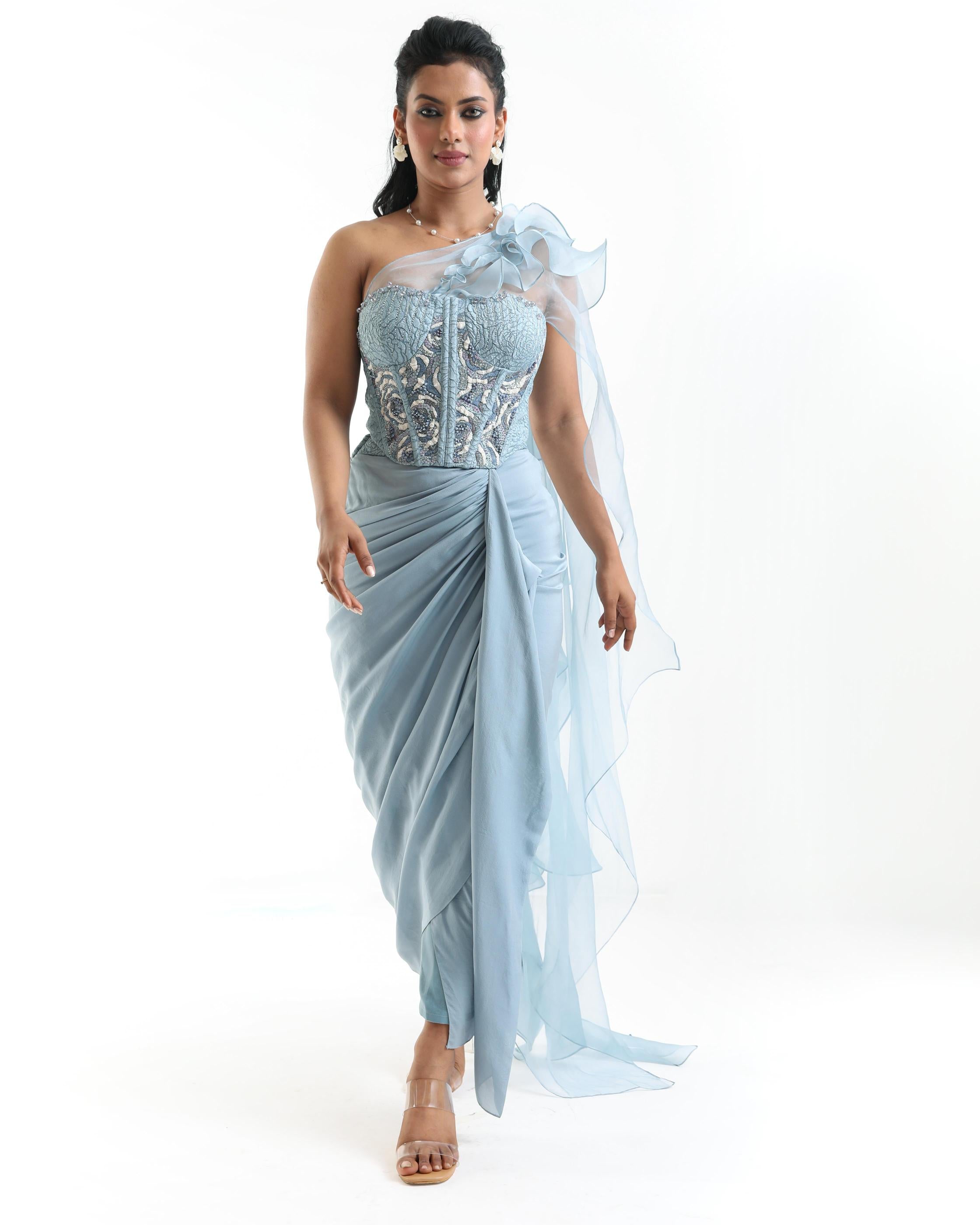 Frost Fairy embellished corset