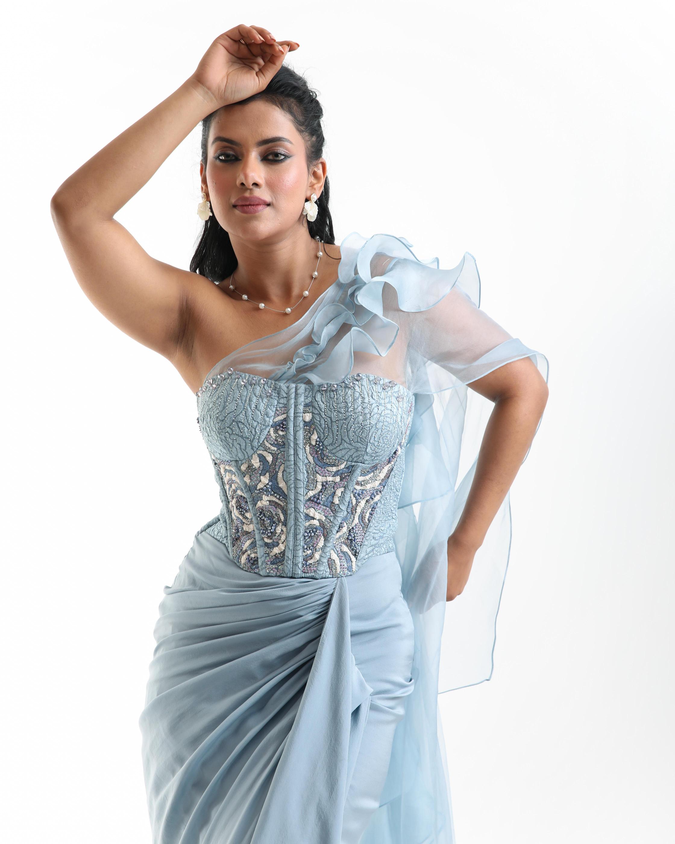 Frost Fairy embellished corset