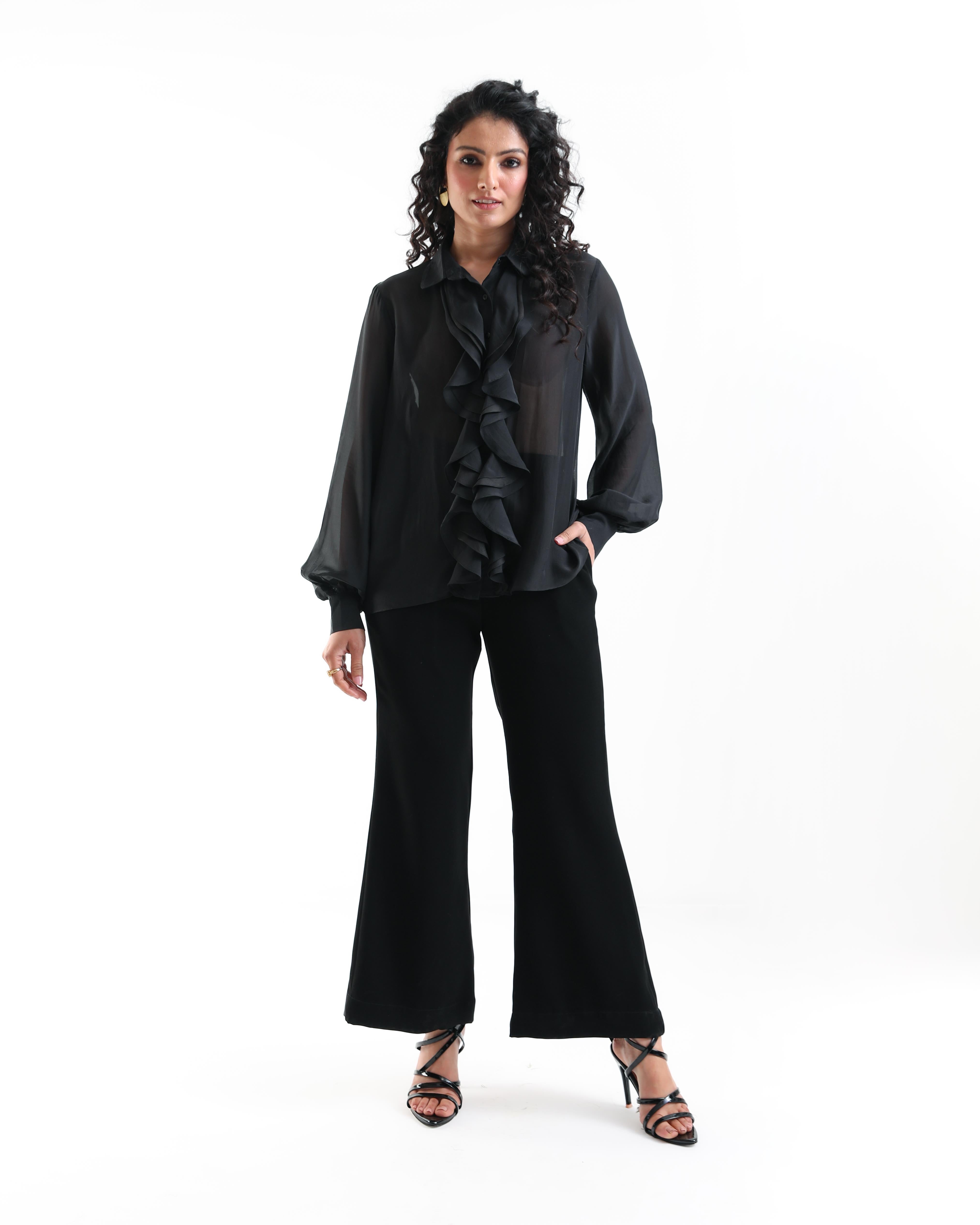 The Shadow Garden Shirt with Waistbelt