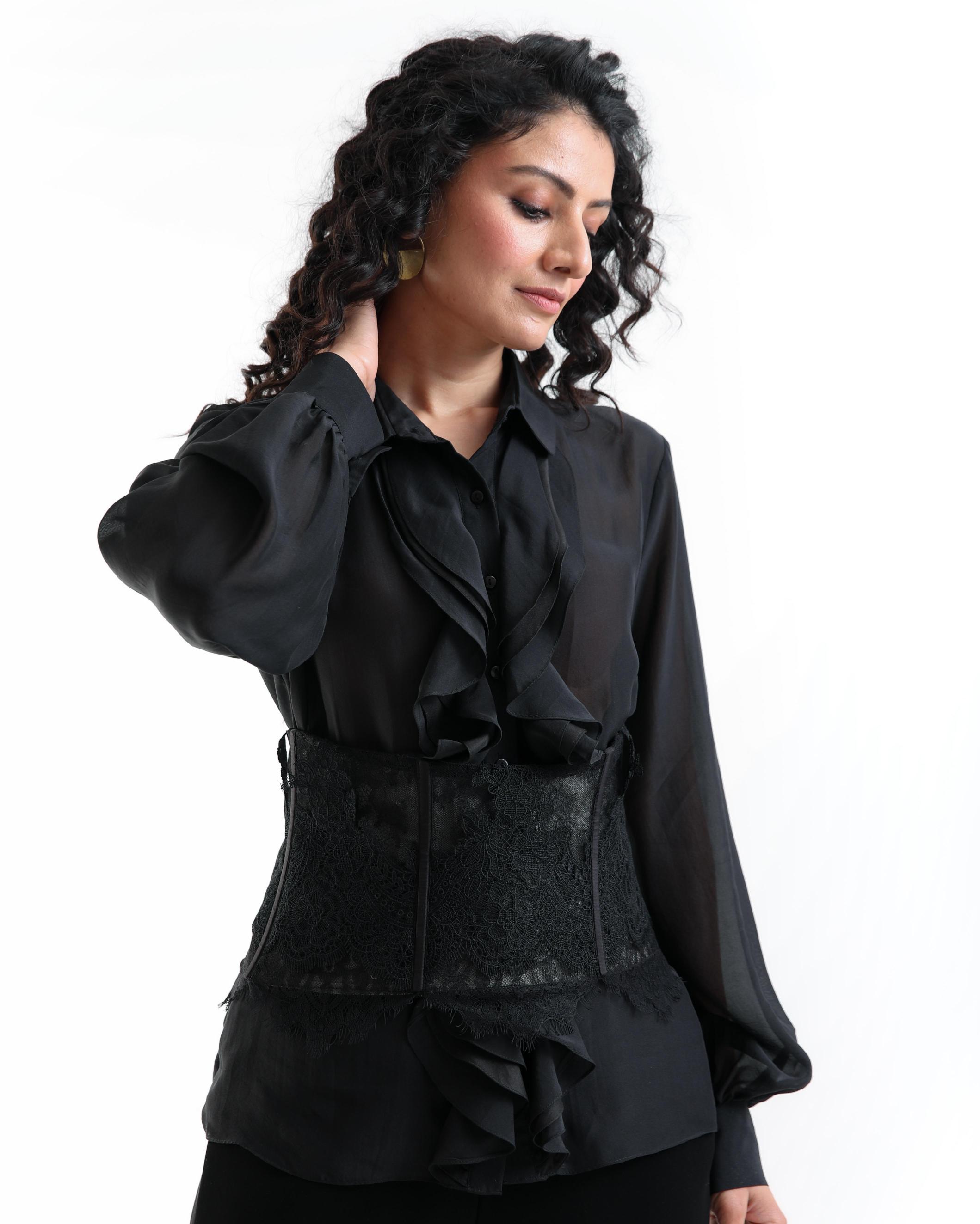 The Shadow Garden Shirt with Waistbelt