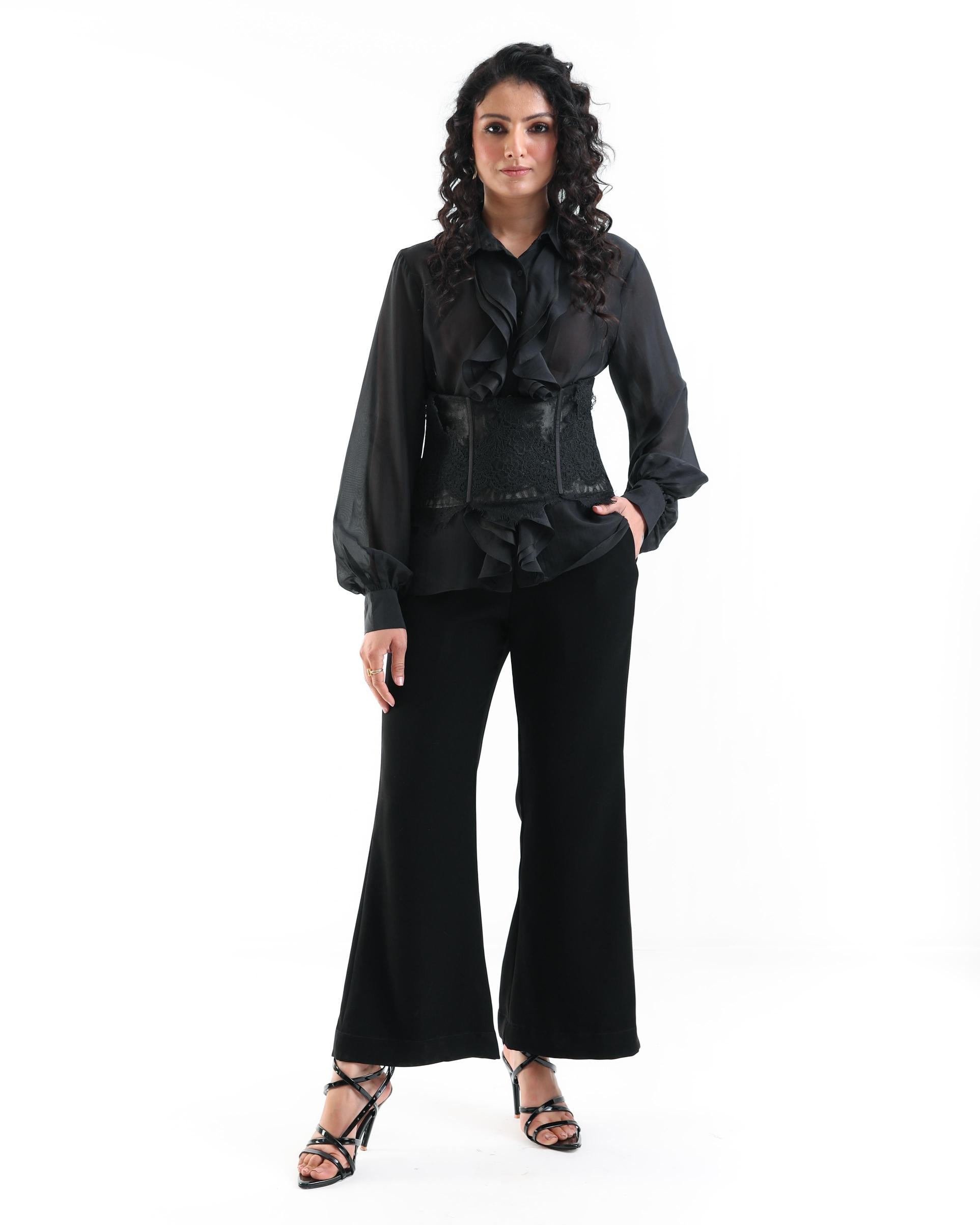 The Shadow Garden Shirt with Waistbelt