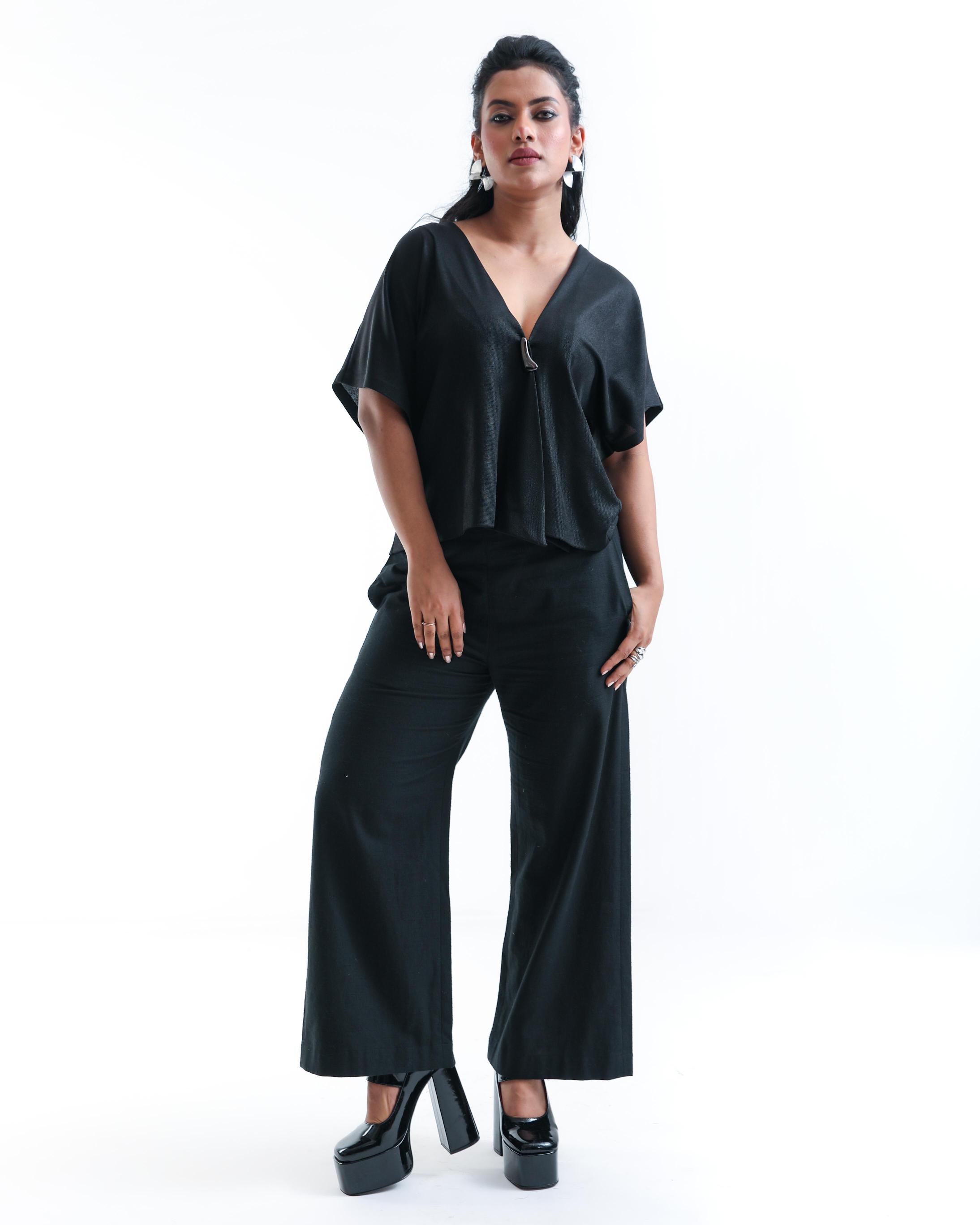 Black Haze Kimono Top