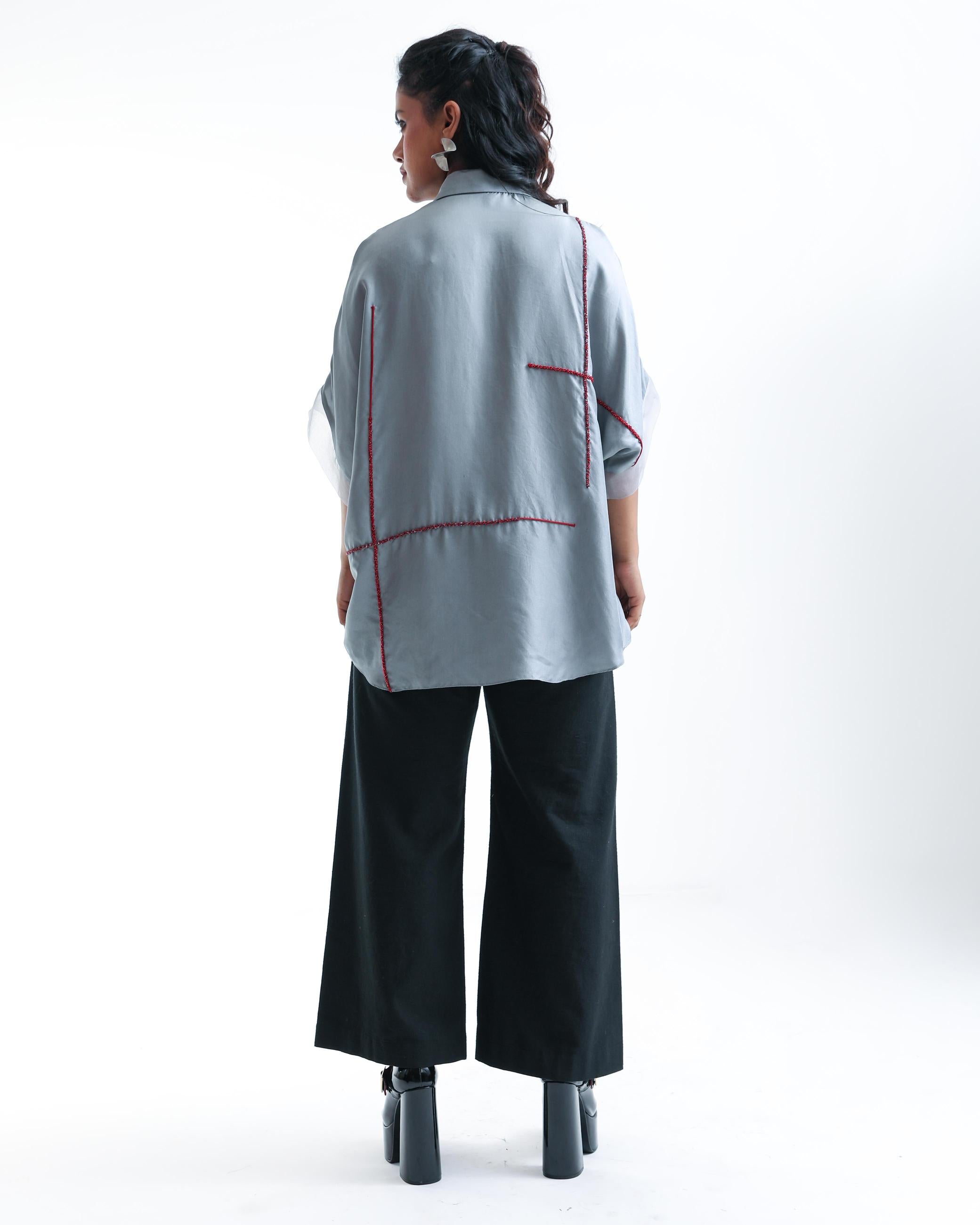 Nymph Blue Grid Shirt