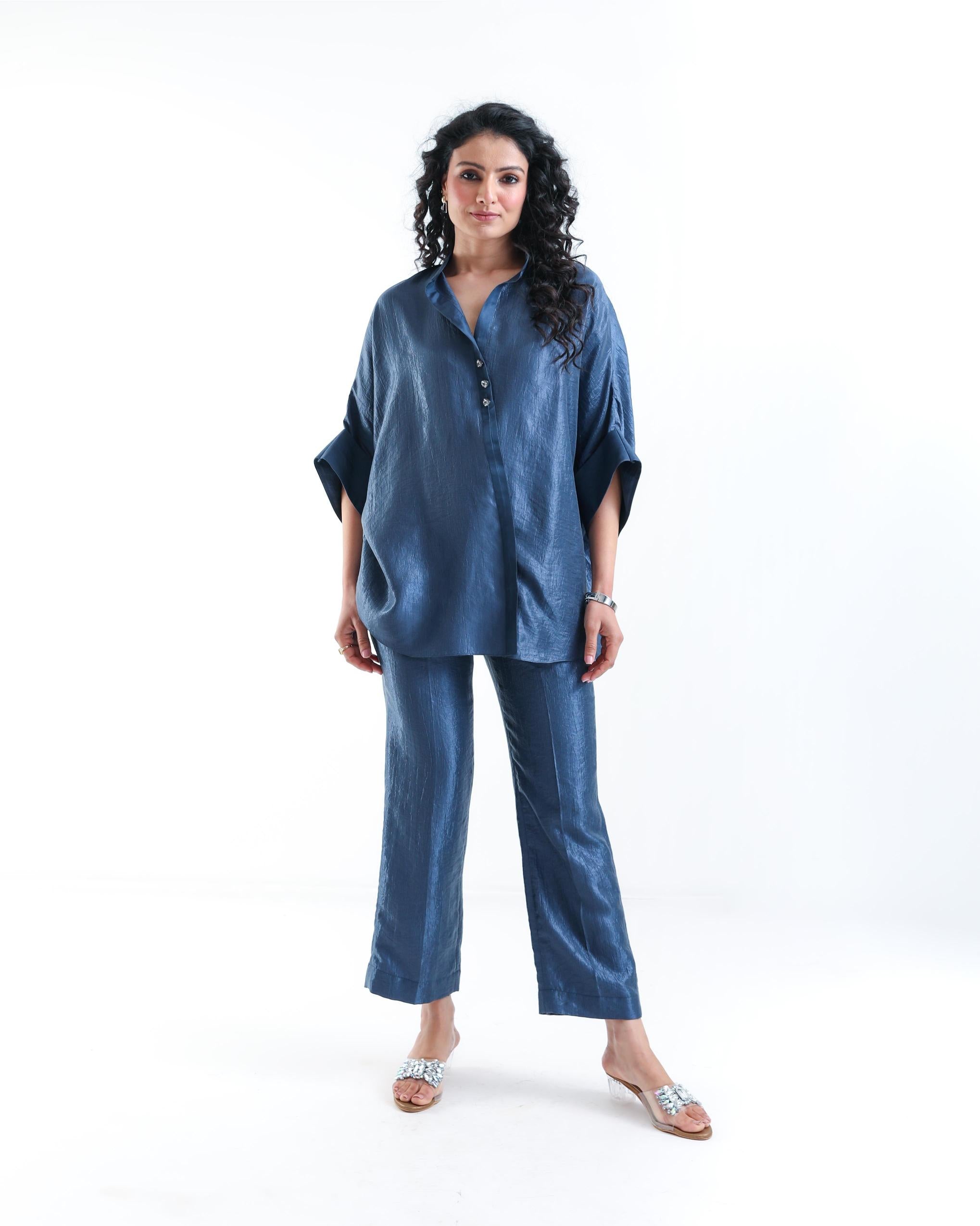 Aqua Witch Buttoned Shirt