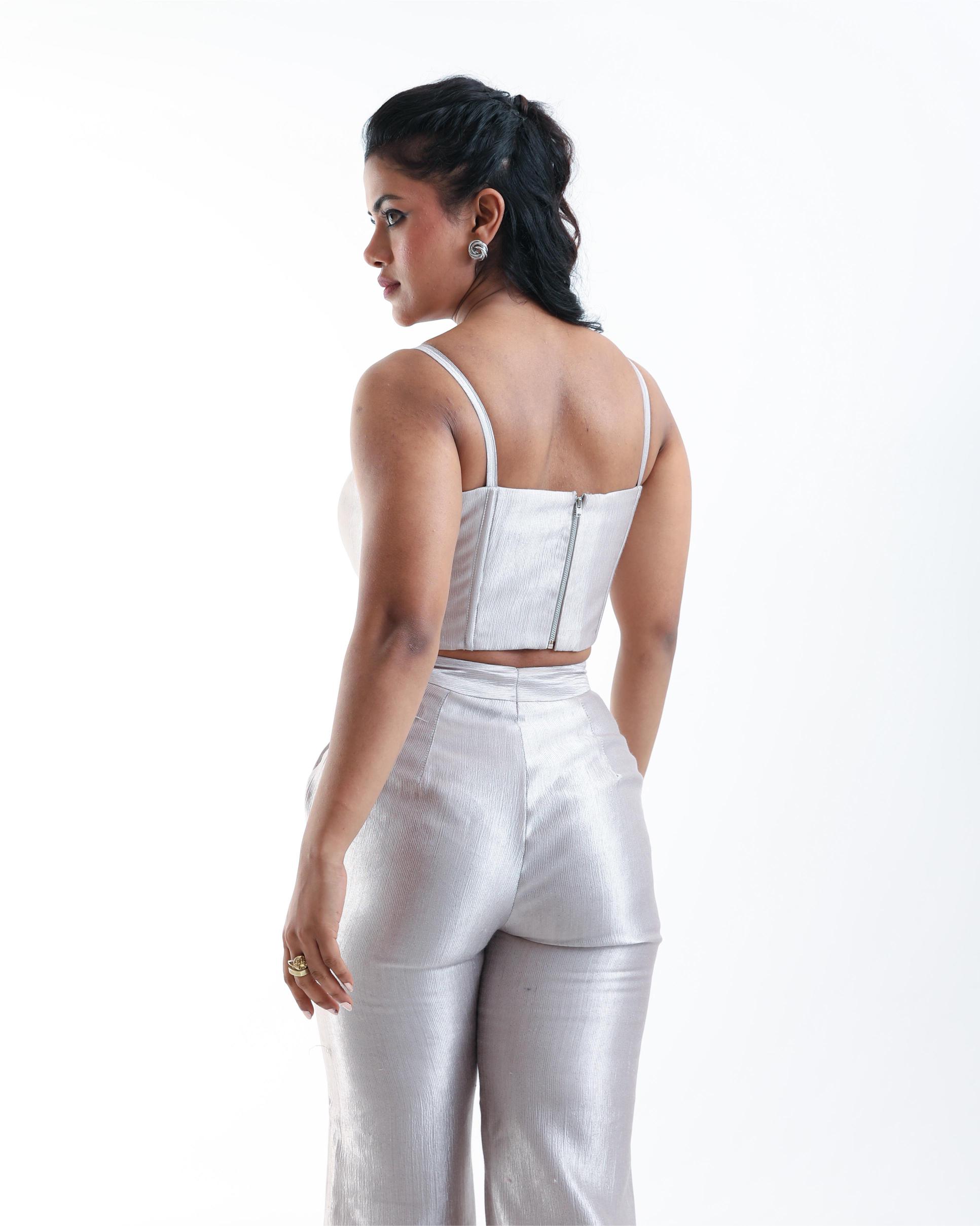 Cloud Ash Corset Top