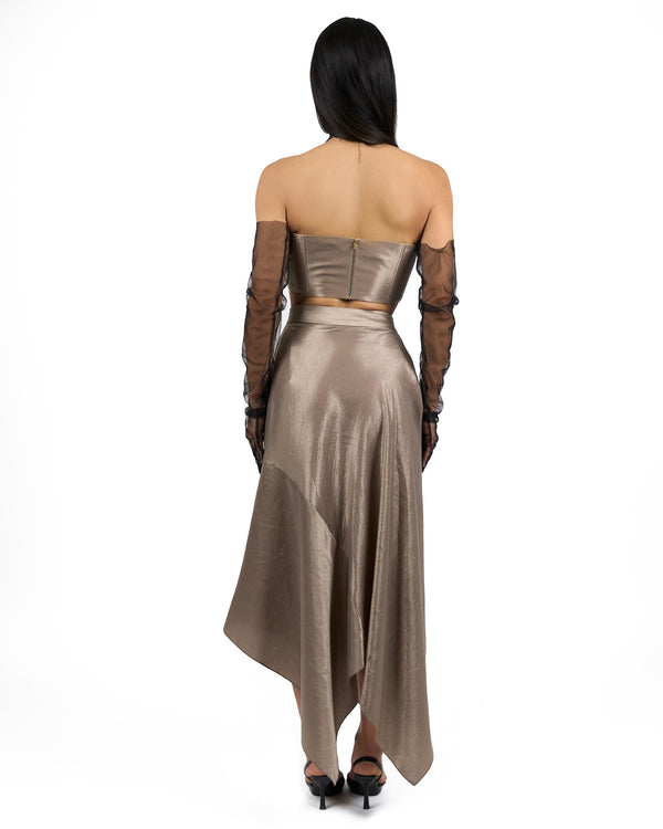 Silver Serenity Corset
