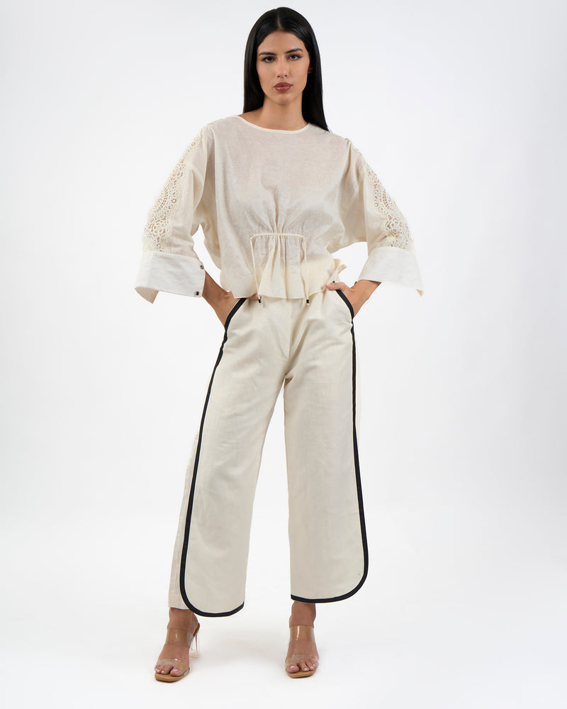 Vanilla tape Pants
