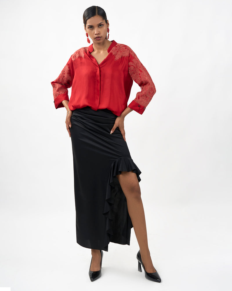 Scarlet lace Shirt