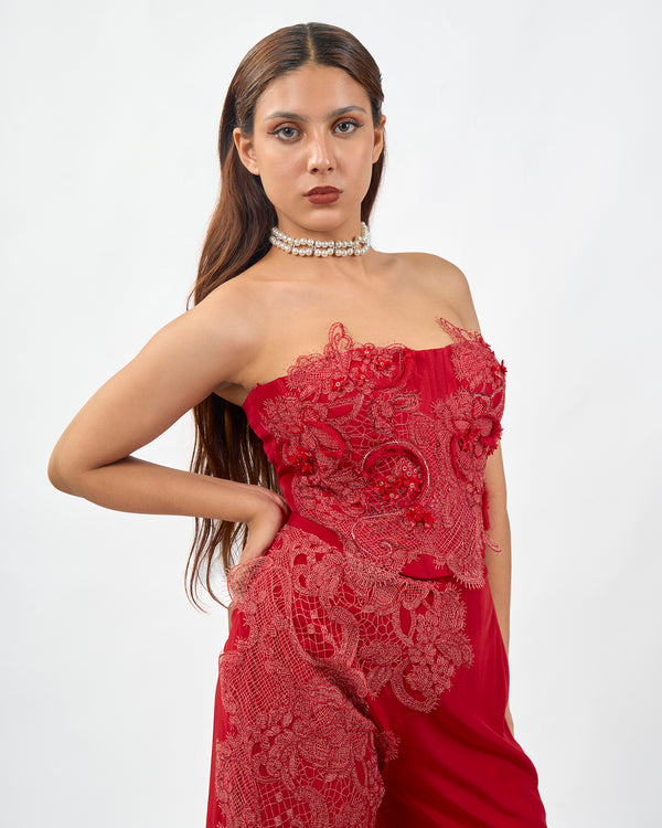 Crimson 3d Corset