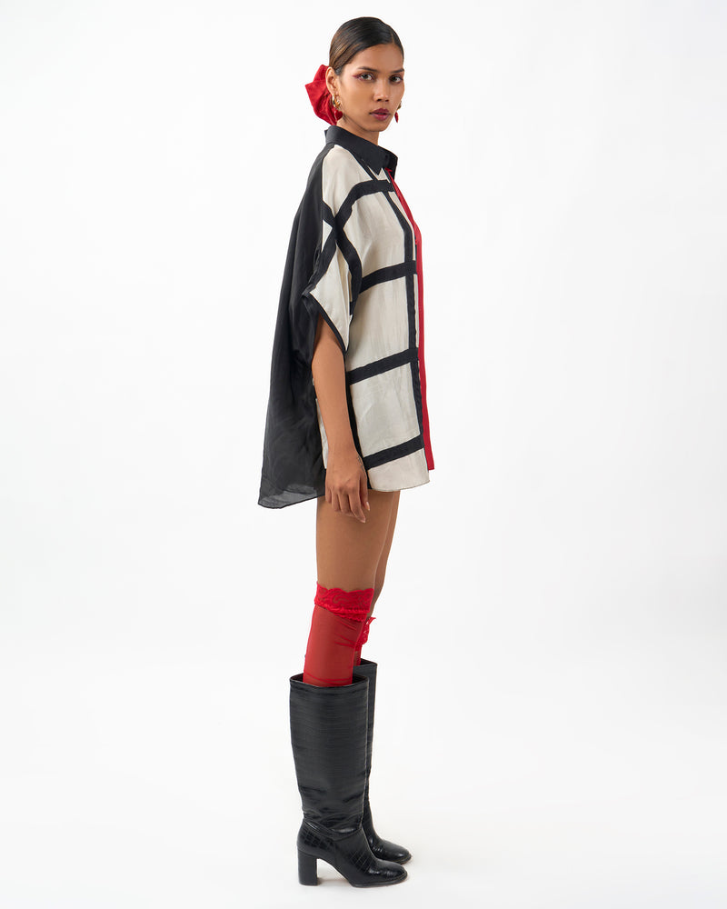 Scarlet night check Shirt