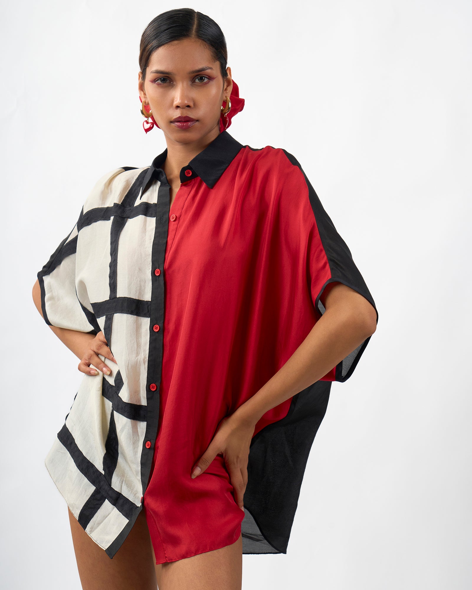 Scarlet night check Shirt